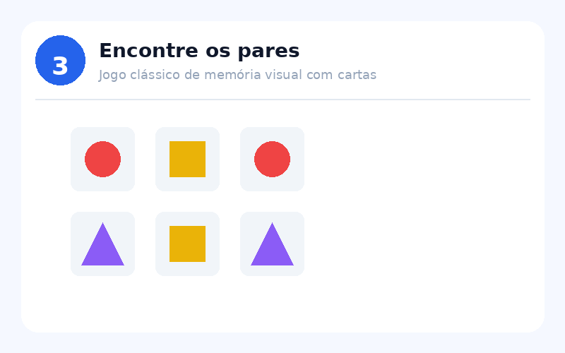 Exercício 3: Encontre os pares